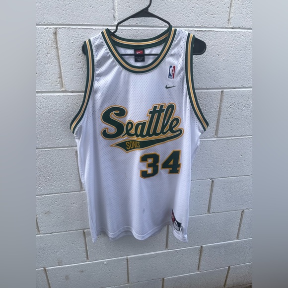 Nike Other - Vintage Nike Ray Allen Seattle‎ Supersonics Swingman Retro Jersey